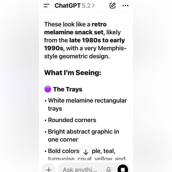 Vintage Colorful Mug and Tray Set - Picture 10 of 10